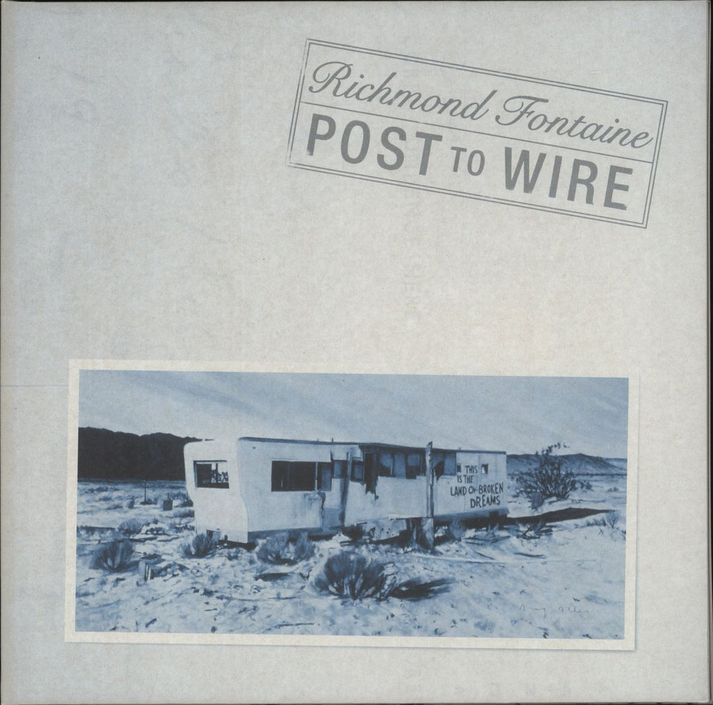 Richmond Fontaine Post To Wire UK vinyl LP album (LP record) DIV034LP