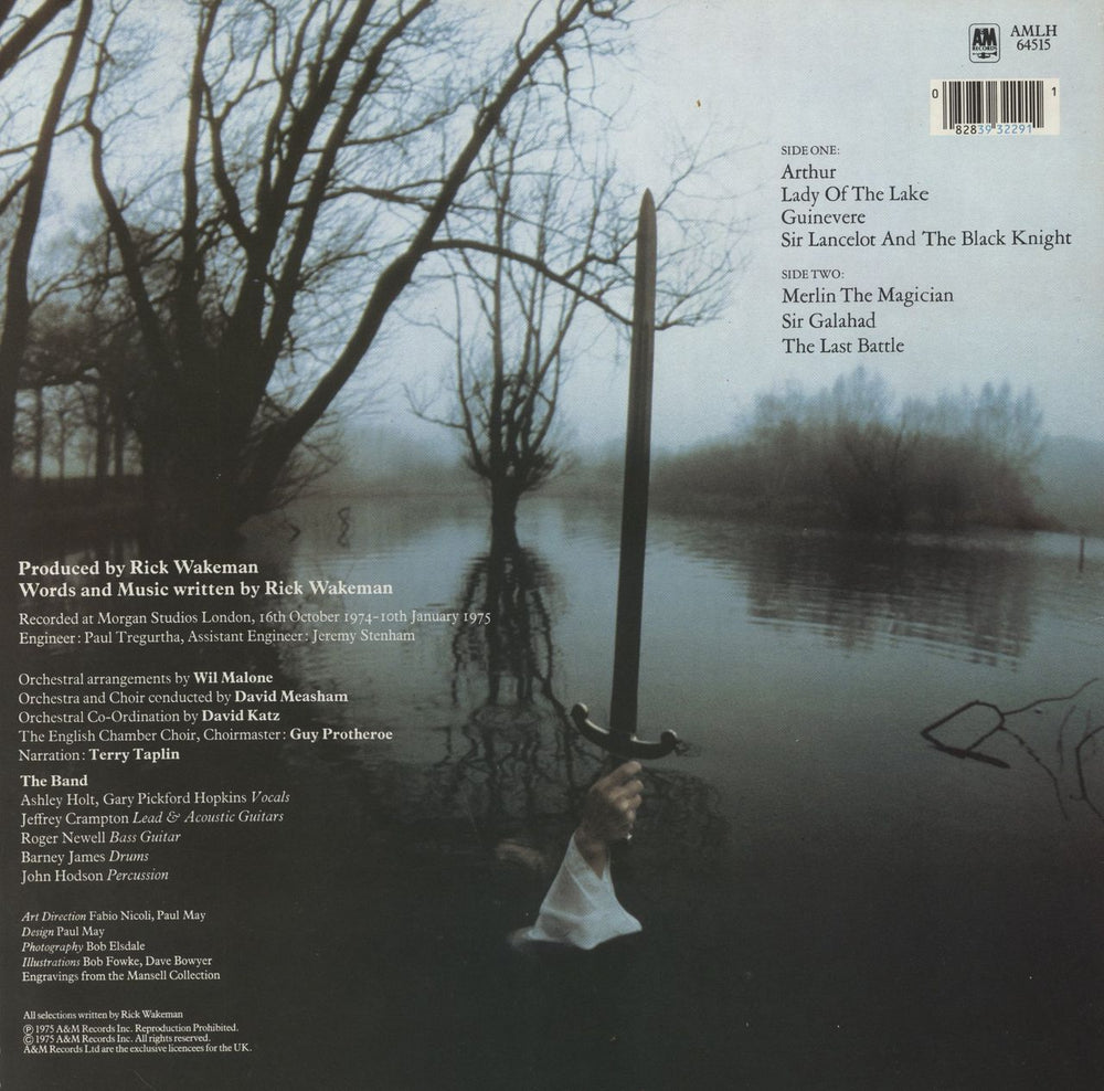 Rick Wakeman The Myths And Legends - 2nd - EX UK vinyl LP album (LP record)