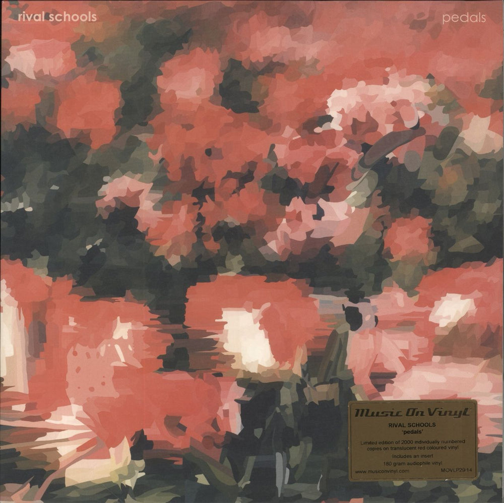 Rival Schools Pedals - 180g - Red Vinyl UK vinyl LP album (LP record) MOVLP2914