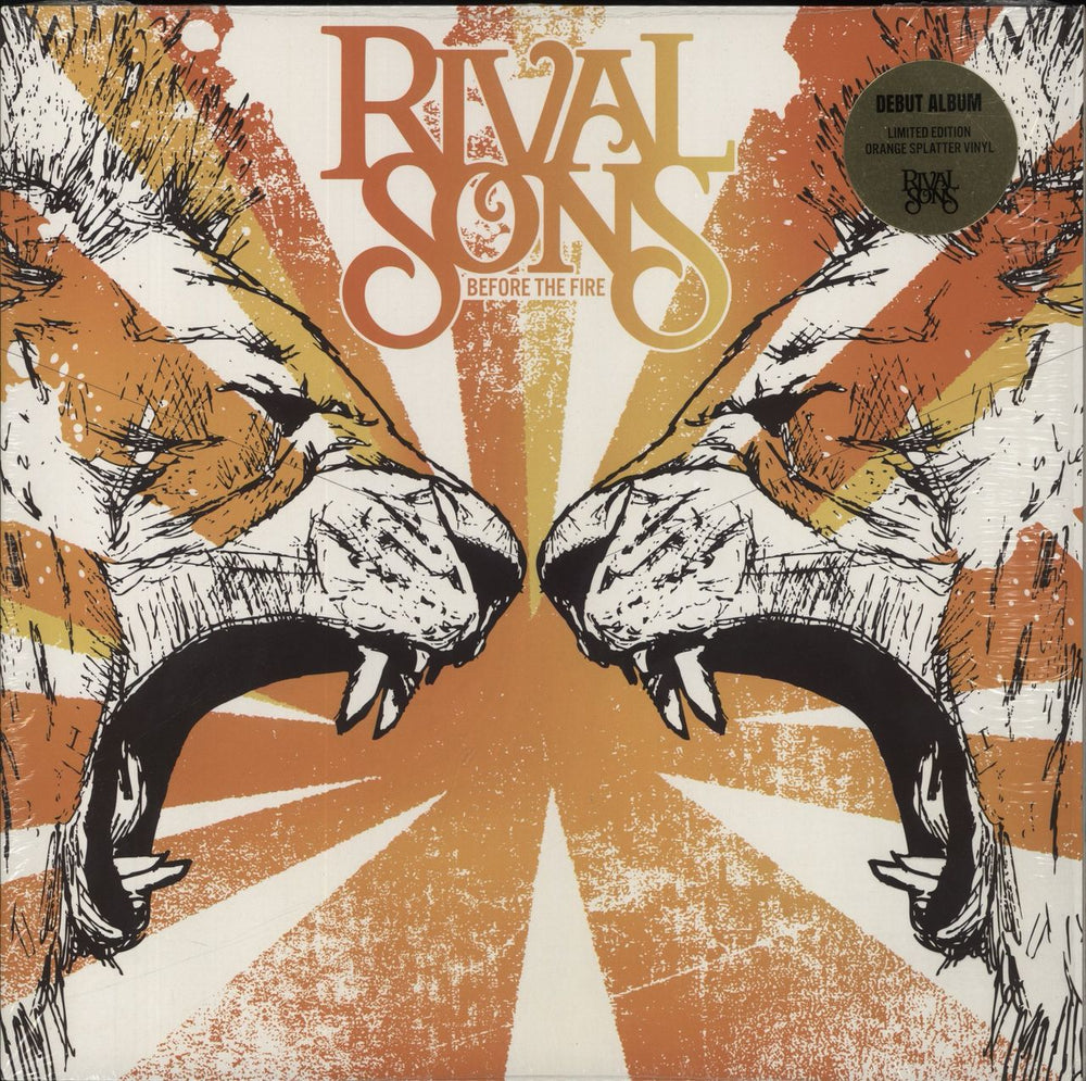 Rival Sons Before The Fire - Orange Vinyl US vinyl LP album (LP record) 34750LP