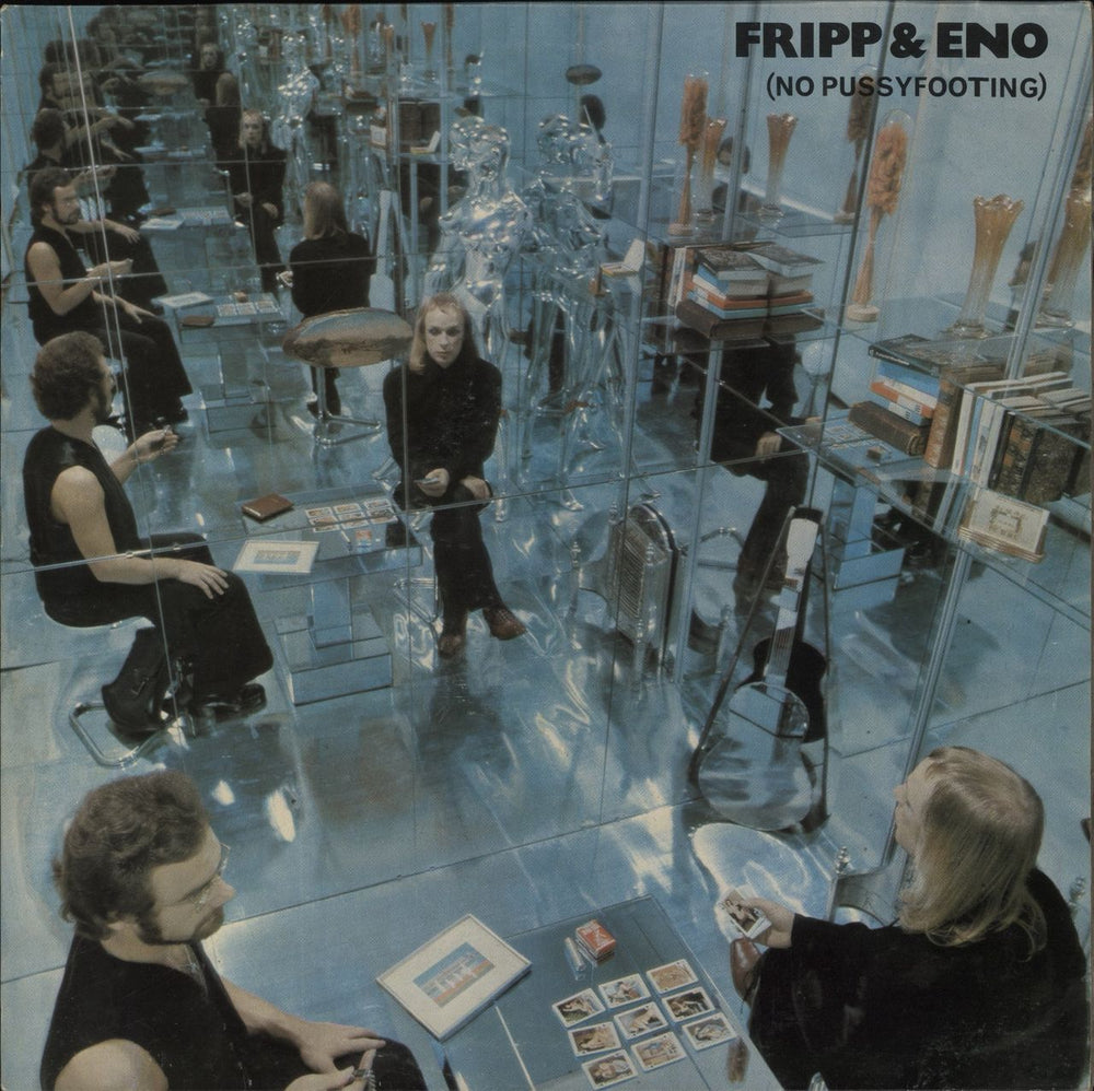 Robert Fripp & Brian Eno (No Pussyfooting) - EX UK vinyl LP album (LP record) 2343095