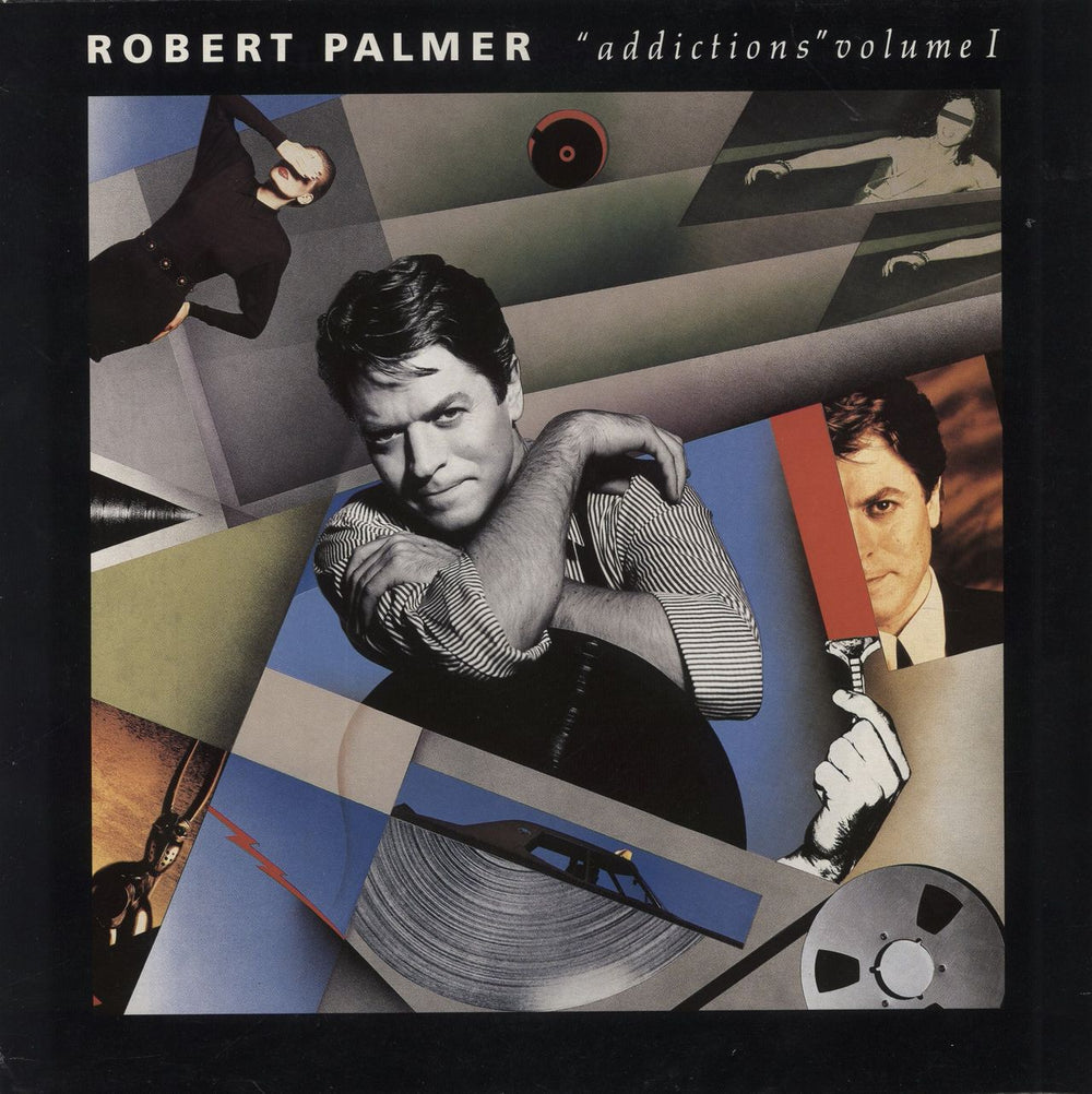 Robert Palmer "Addictions" Volume 1 + Insert UK vinyl LP album (LP record) ILPS9944