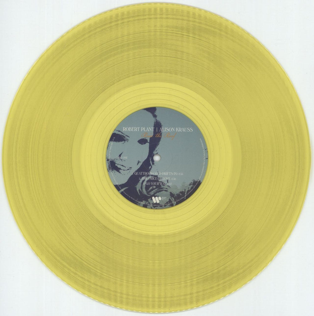 Robert Plant & Alison Krauss Raise The Roof - Yellow Vinyl RSD Store Exclusive UK 2-LP vinyl record set (Double LP Album) XYB2LRA874792