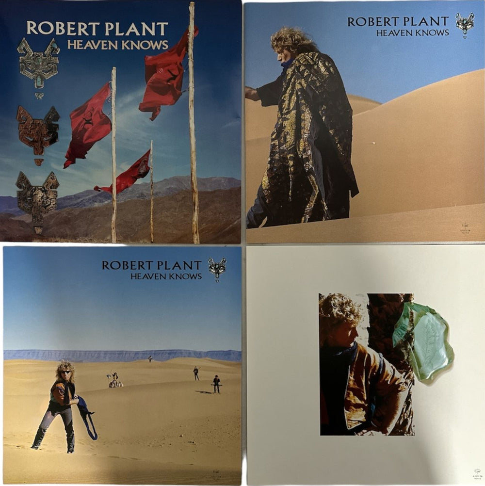 Robert Plant Heaven Knows + Box - Stickered UK 12" vinyl single (12 inch record / Maxi-single) PLA12HE832803