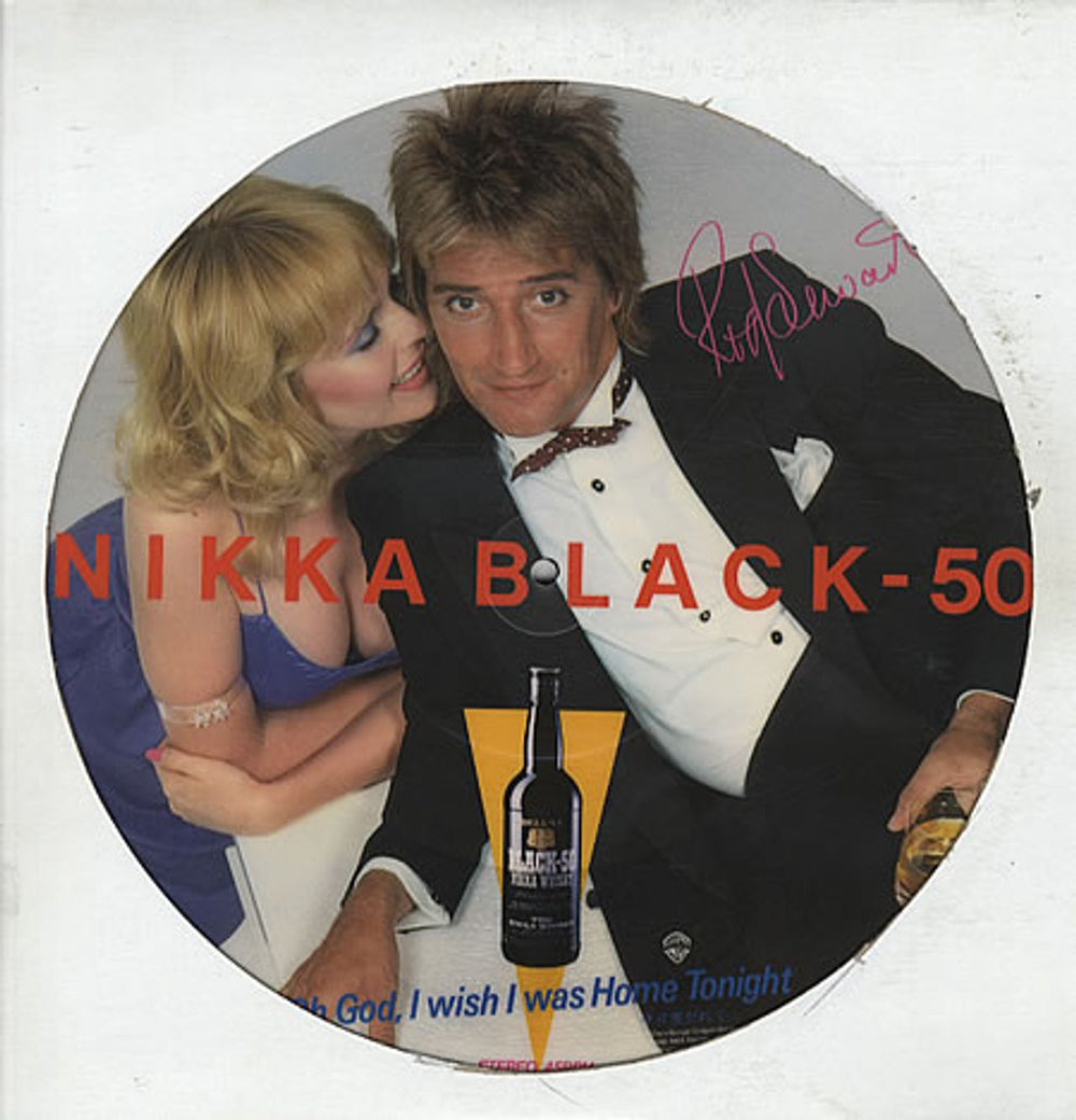 Rod Stewart Oh God, I Wish I Was Home Tonight Japanese Promo 12" vinyl picture disc (12 inch picture record) PD-001