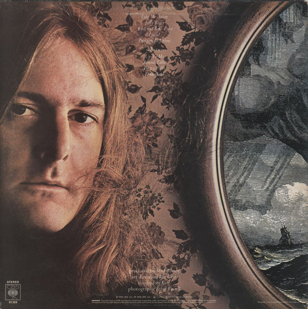 Roger McGuinn Cardiff Rose + insert UK vinyl LP album (LP record)