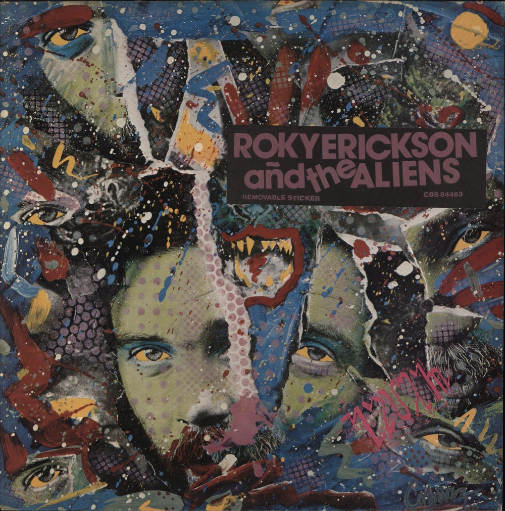 Roky Erickson Roky Erickson & The Aliens - 1st UK vinyl LP album (LP record) 84463