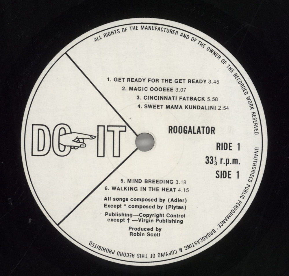 Roogalator Play It By Ear UK vinyl LP album (LP record) ROOLPPL86485