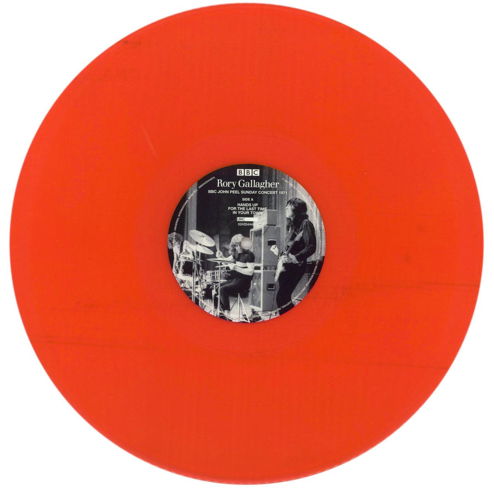 Rory Gallagher BBC John Peel Sunday Concert 1971 - 180gm Orange Vinyl UK vinyl LP album (LP record) RORLPBB864237