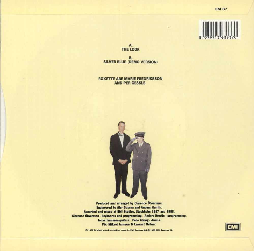 Roxette The Look - 1st Issue UK 7" vinyl single (7 inch record / 45) 5099913633370