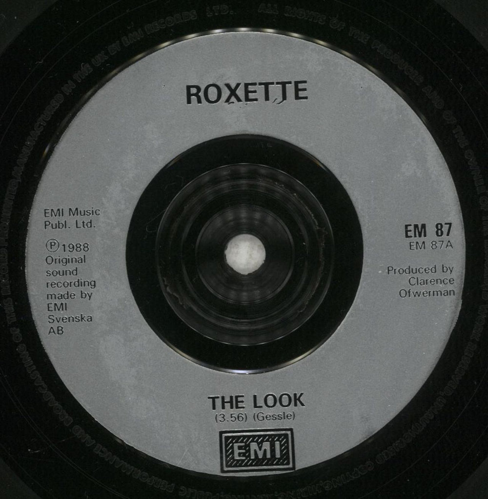 Roxette The Look - 1st Issue UK 7" vinyl single (7 inch record / 45) ROX07TH17974