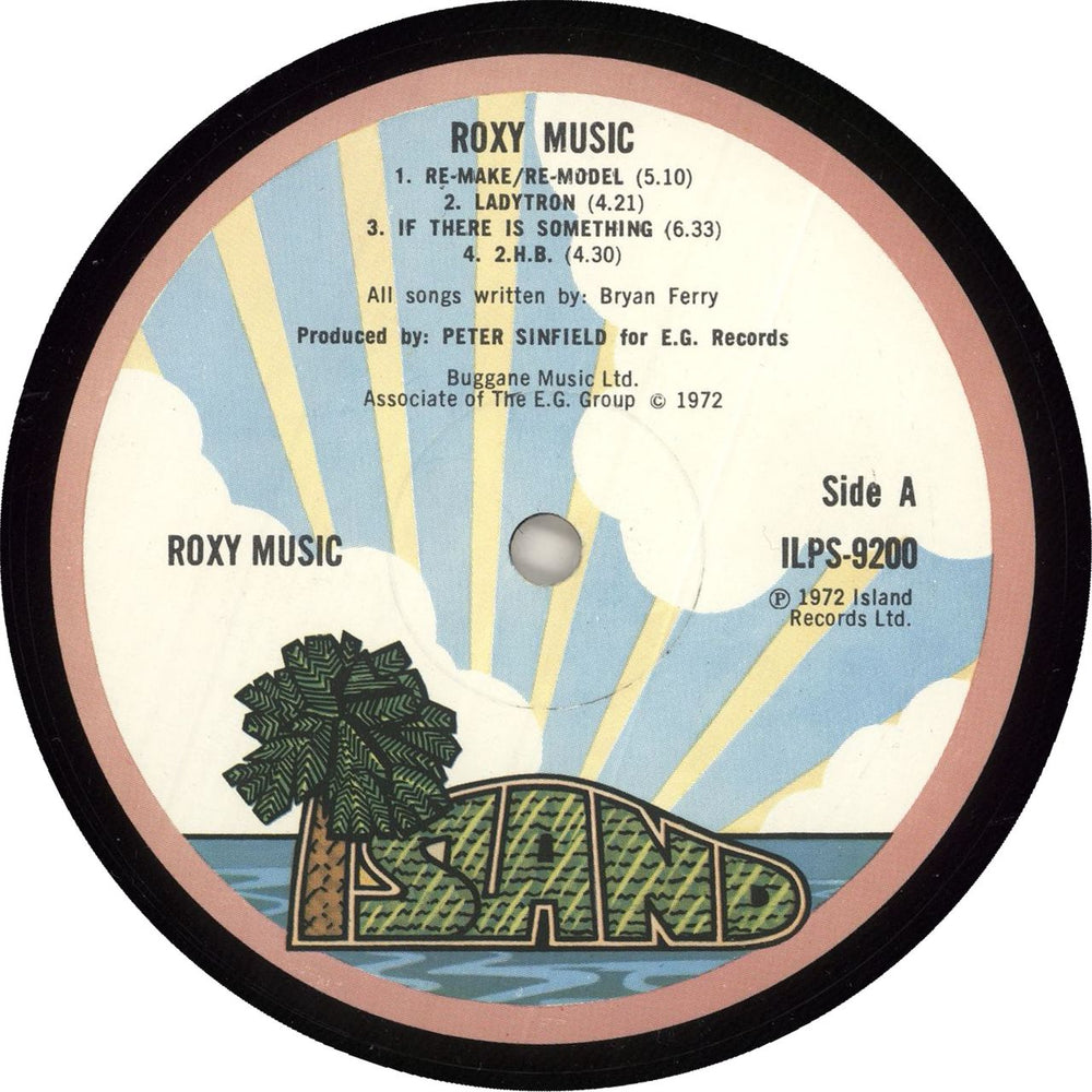 Roxy Music Roxy Music - 1st - EX UK vinyl LP album (LP record)