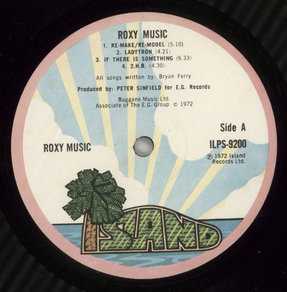 Roxy Music Roxy Music - 1st - EX UK vinyl LP album (LP record) RXYLPRO284575