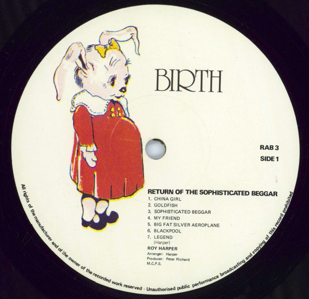 Roy Harper Return Of The Sophisticated Beggar UK vinyl LP album (LP record) ROYLPRE777639