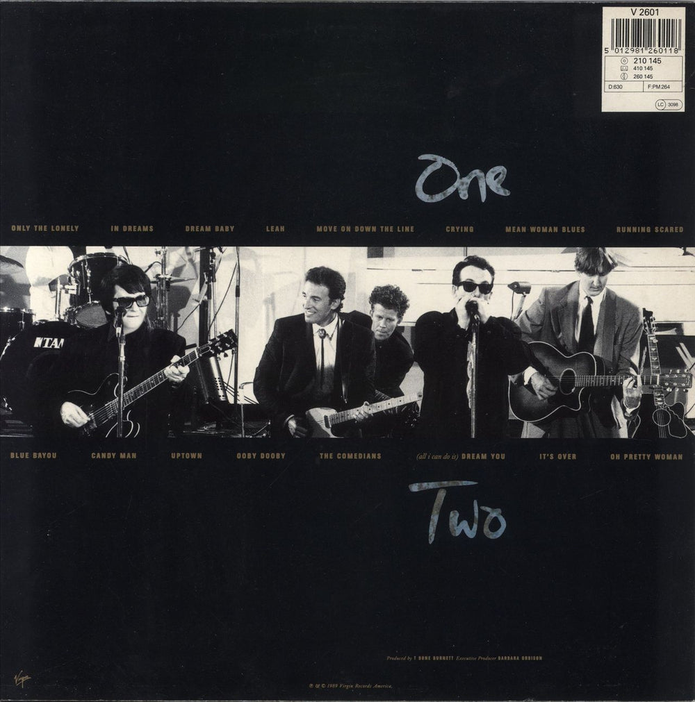 Roy Orbison A Black And White Night Live UK vinyl LP album (LP record) 5012981260118