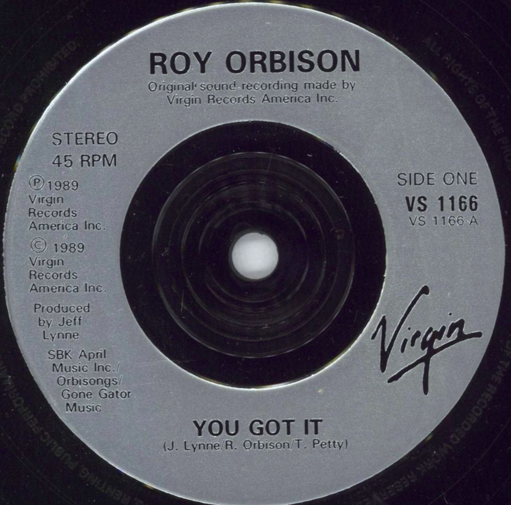 Roy Orbison You Got It - P/S UK 7" vinyl single (7 inch record / 45) RYO07YO289385