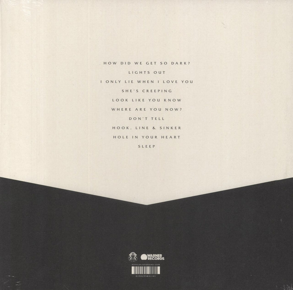Royal Blood How Did We Get So Dark? - 180 Gram Vinyl - Shrink UK vinyl LP album (LP record) 190295831141