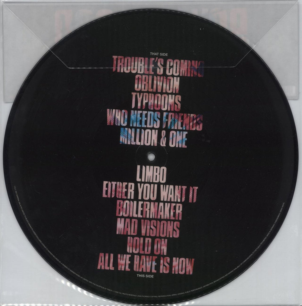 Royal Blood Typhoons - Sealed UK picture disc LP (vinyl picture disc album) 190295088323