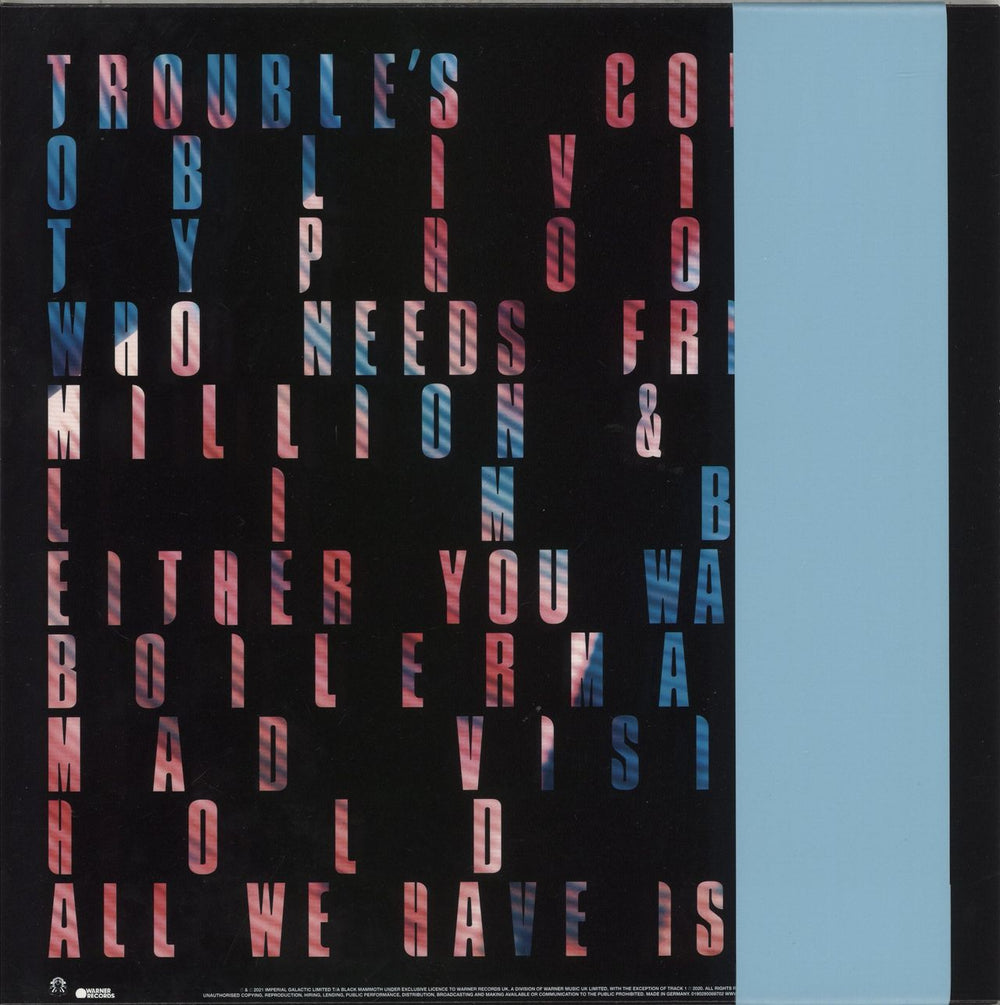 Royal Blood Typhoons - Translucent Blue Vinyl - Assai Numbered UK vinyl LP album (LP record) 190295089672