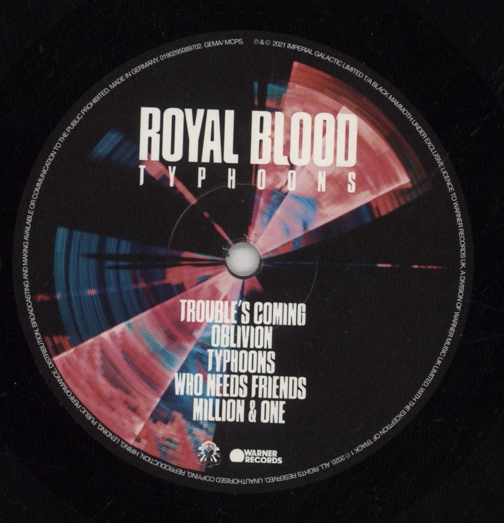 Royal Blood Typhoons UK vinyl LP album (LP record) R-8LPTY849444