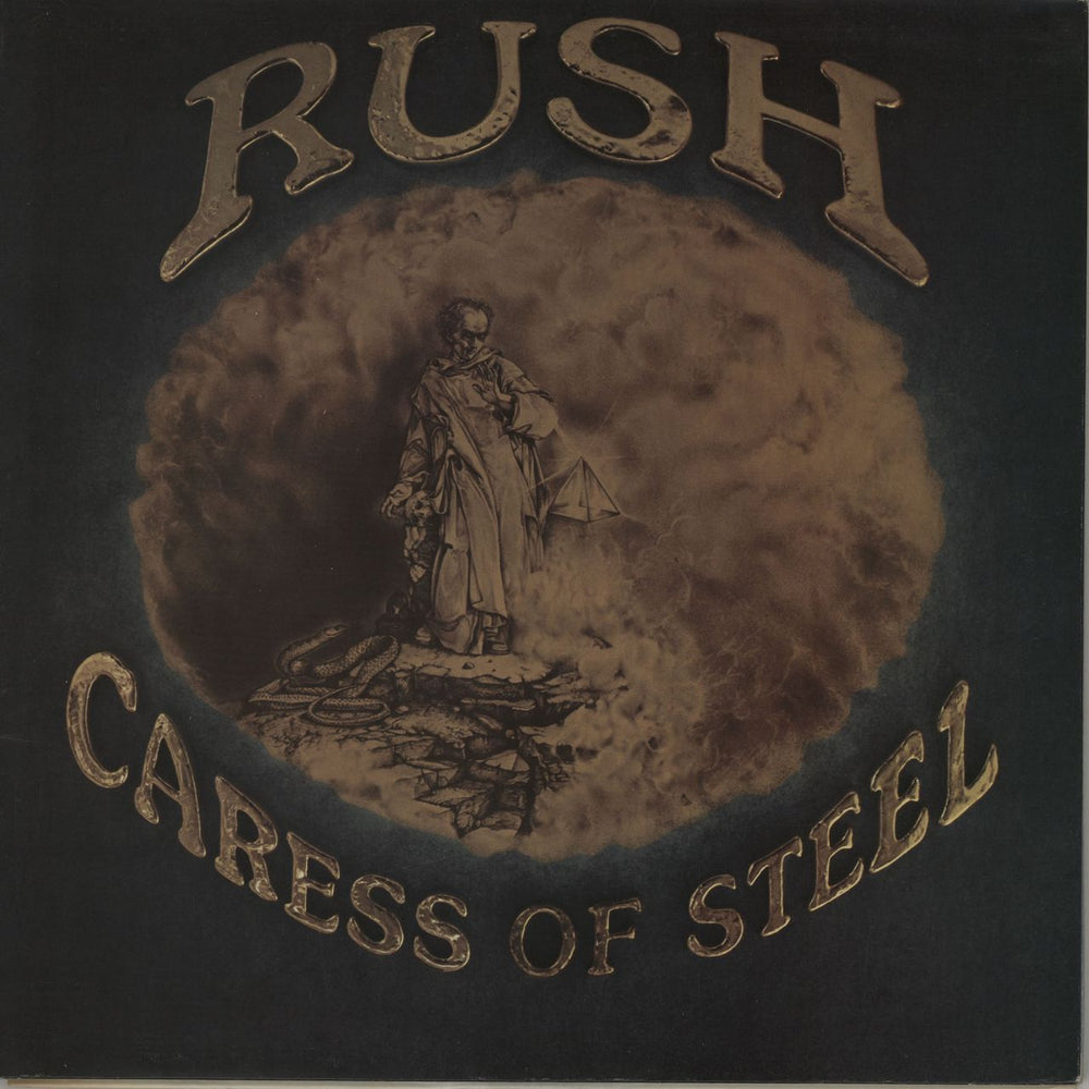 Rush Caress Of Steel UK vinyl LP album (LP record) 9100018