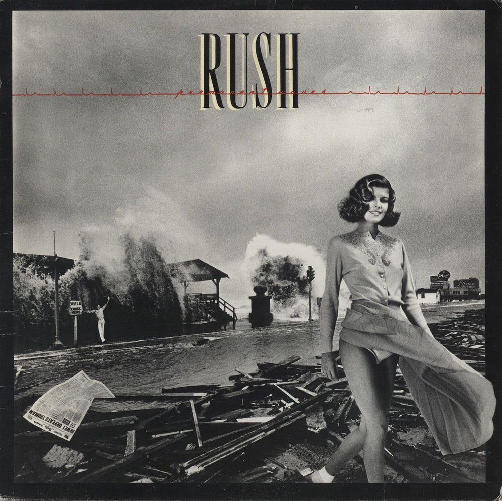 Rush Permanent Waves - EX Canadian vinyl LP album (LP record) ANR-1-1021