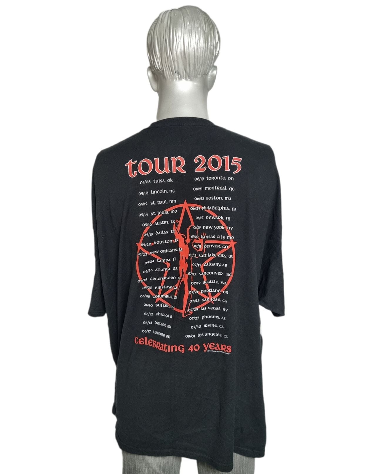 Rush R40 2015 Tour [3XL] US T-shirt — RareVinyl.com