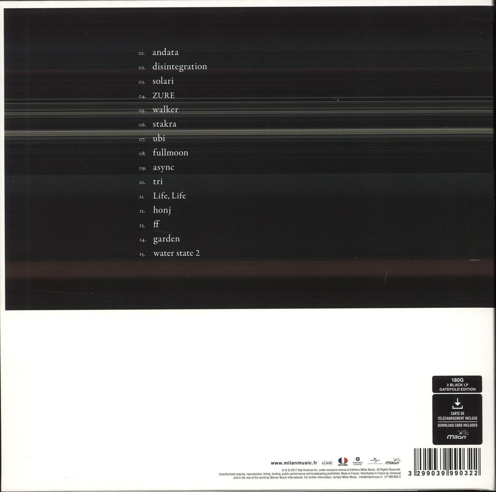 Ryuichi Sakamoto Async - 180gm French 2-LP vinyl record set (Double LP Album) 3299039990322