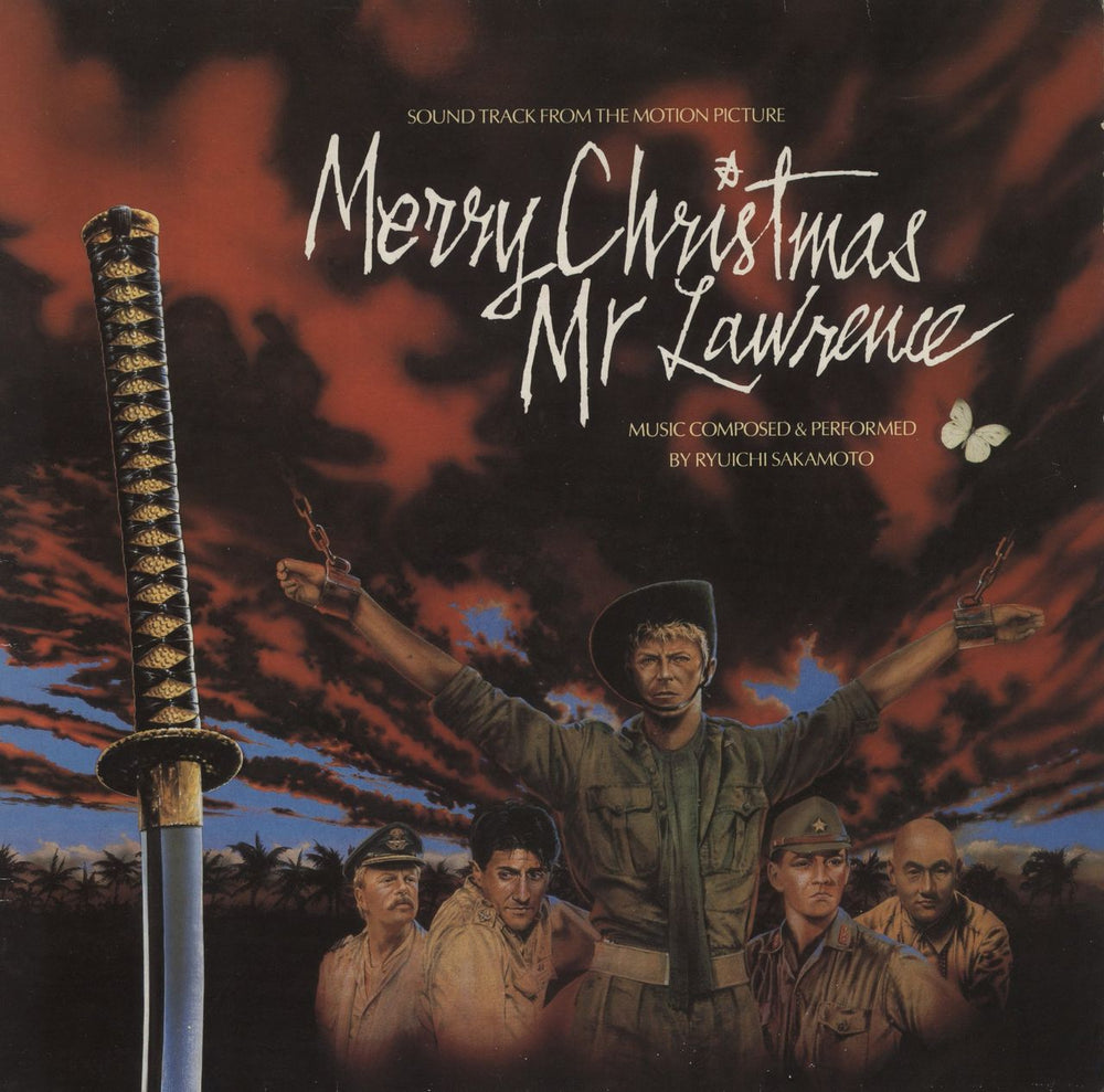 Ryuichi Sakamoto Merry Christmas Mr Lawrence - EX UK vinyl LP album (LP record) V2276
