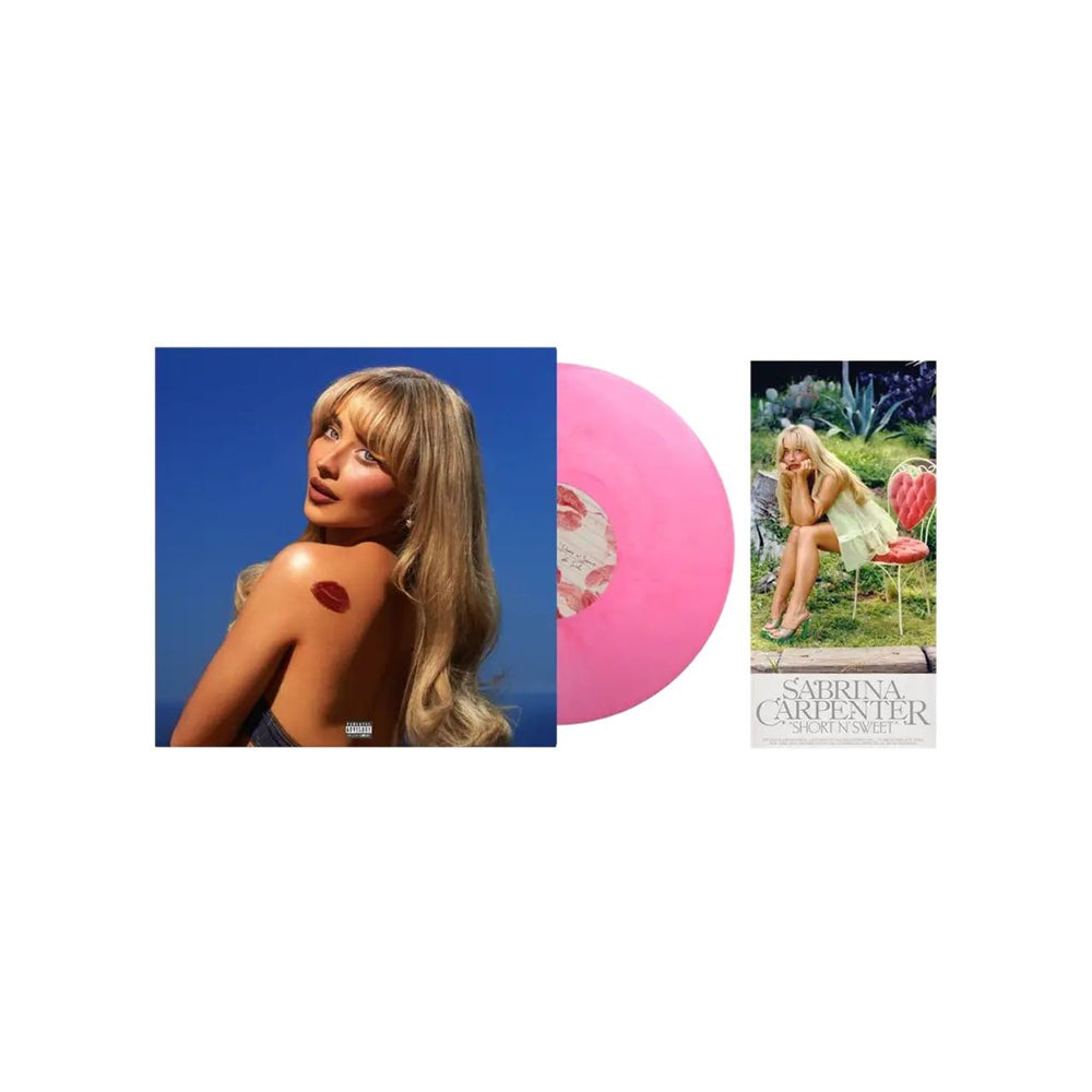 Sabrina Carpenter Short n' Sweet - Pink Vinyl + Poster - Indie Store Exclusive UK vinyl LP album (LP record) 6588959