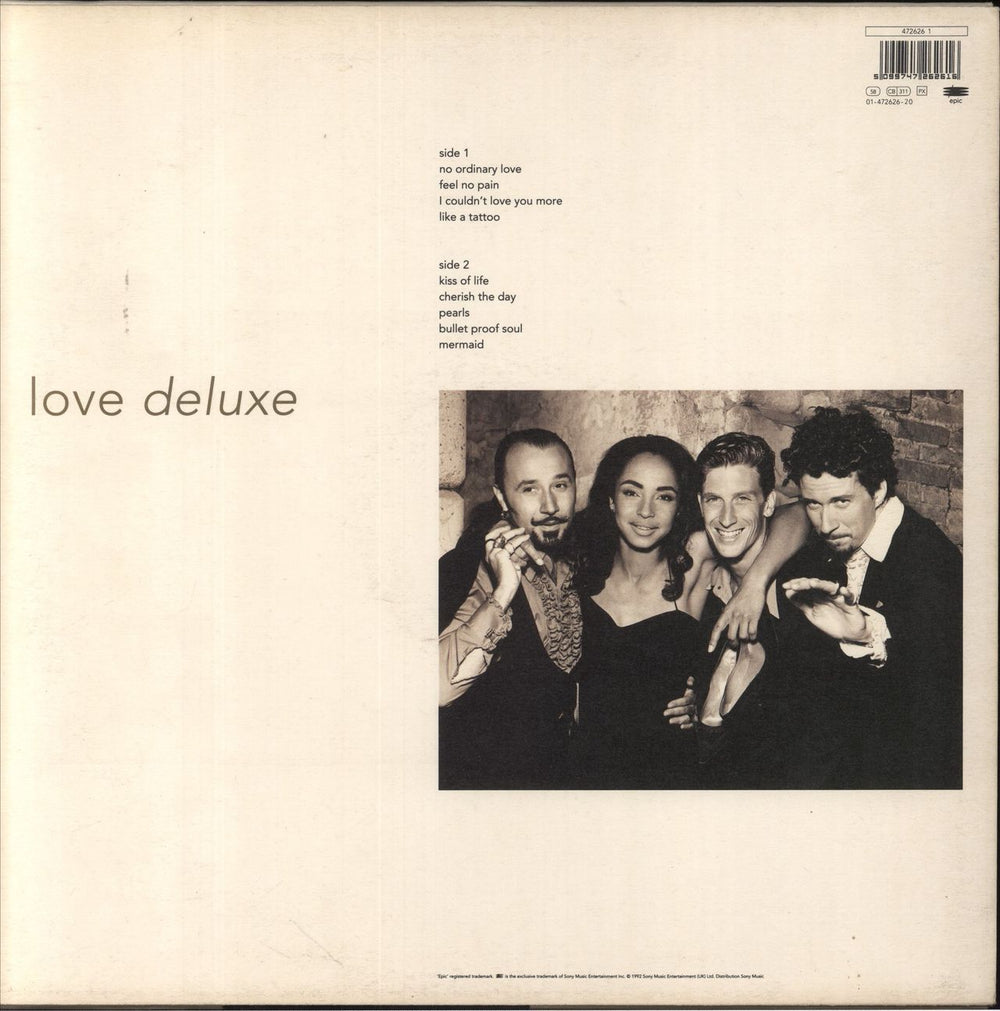 Sade Love Deluxe - 1st UK vinyl LP album (LP record) 5099747262615