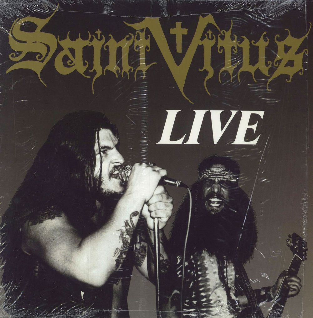 Saint Vitus Live - Orange Vinyl - Shrink US 2-LP vinyl record set (Double LP Album) SUNN43