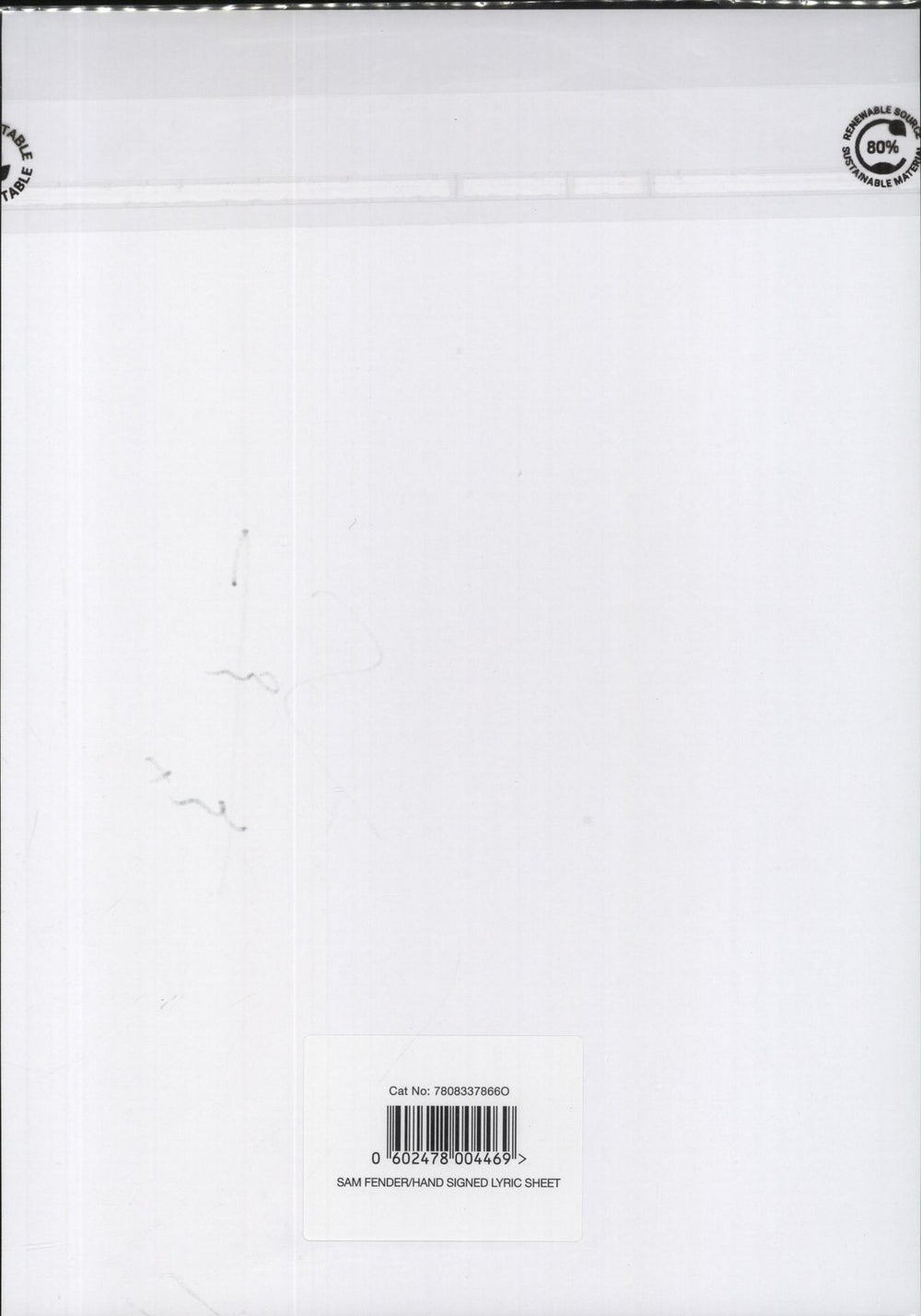 Sam Fender People Watching - Neal Fox Artwork Picture Disc + Autographed Lyric Print UK picture disc LP (vinyl picture disc album) 2025