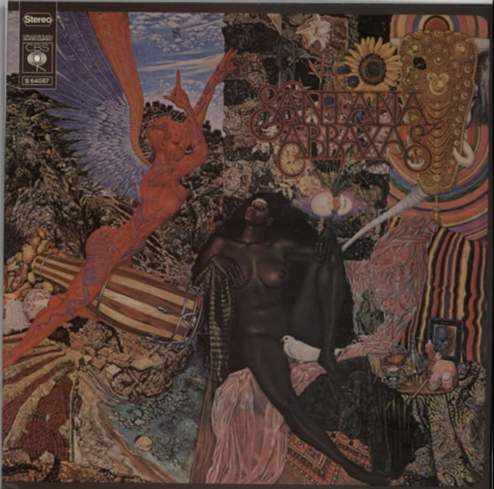 Santana Abraxas - 1st Dutch vinyl LP album (LP record) 64087