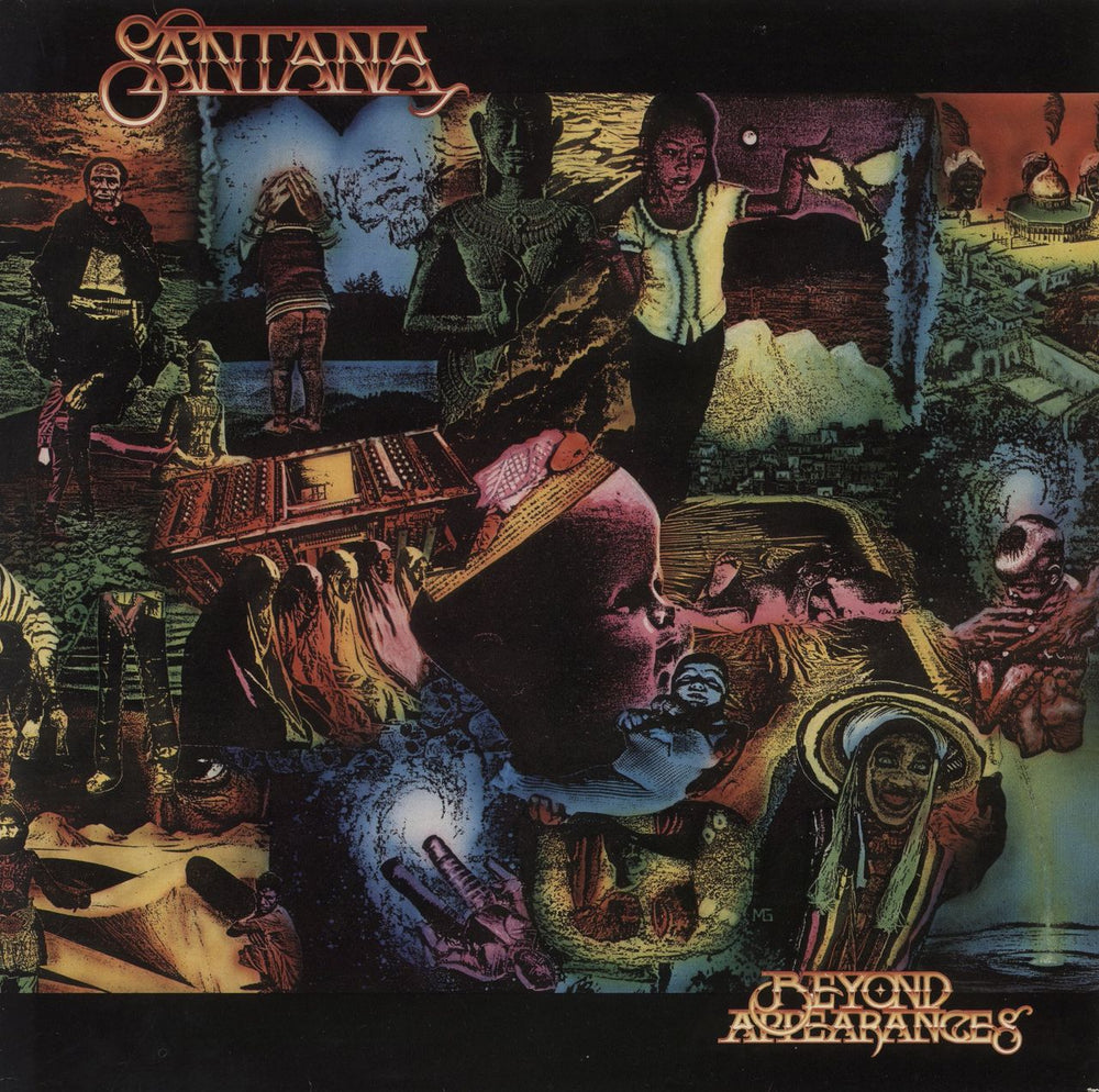 Santana Beyond Appearances UK Promo vinyl LP album (LP record) 86307