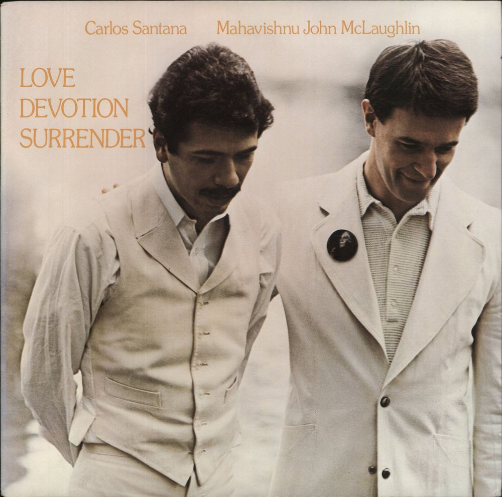 Santana Love Devotion Surrender US vinyl LP album (LP record) PC32034