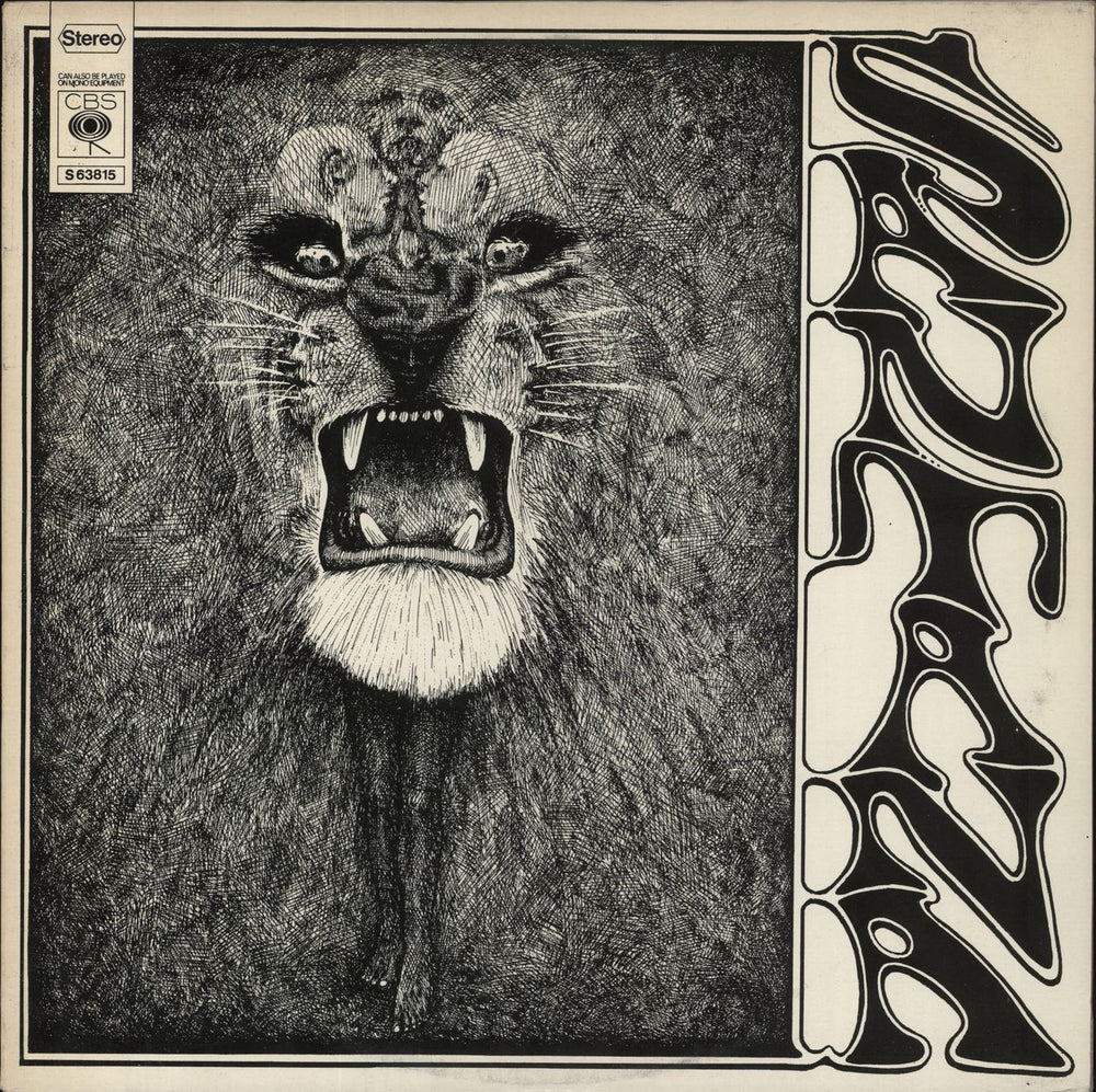 Santana Santana Dutch vinyl LP album (LP record) 63815