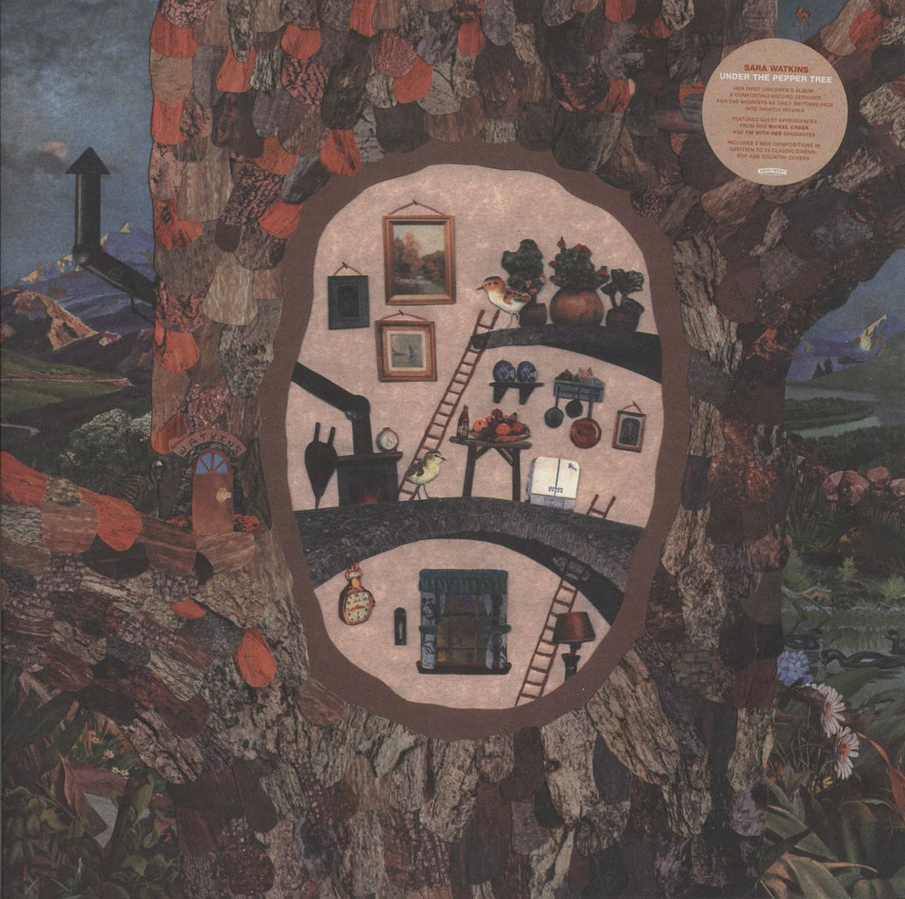 Sara Watkins Under The Pepper Tree - Pink/Metallic Silver Vinyl US vinyl LP album (LP record) NW5477