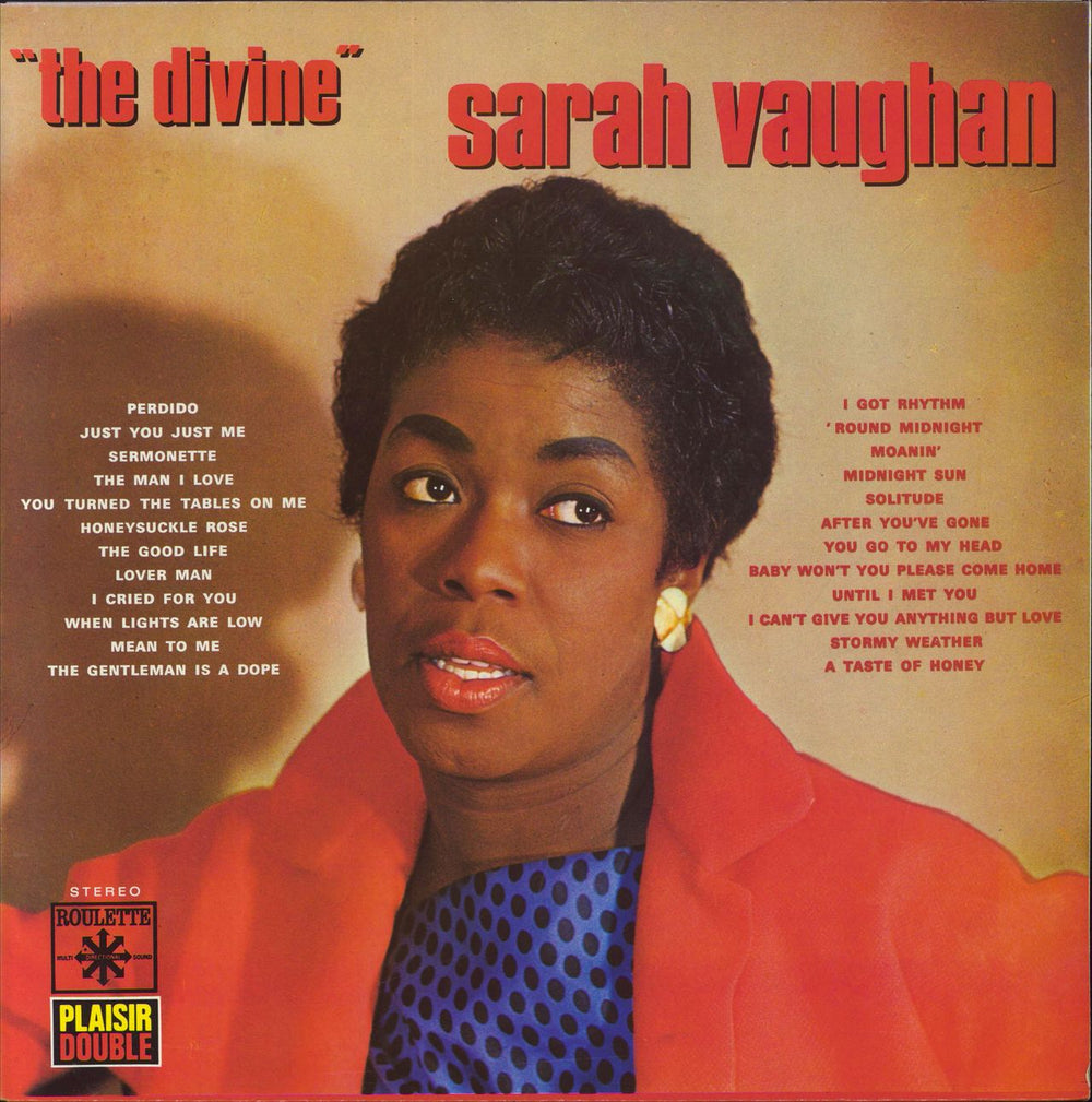 Sarah Vaughan The Divine French 2-LP vinyl record set (Double LP Album) 400009