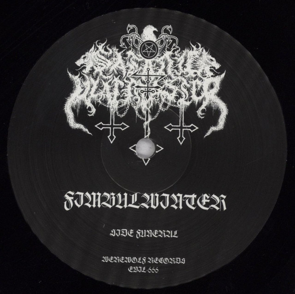Satanic Warmaster Fimbulwinter Finnish vinyl LP album (LP record) 7F6LPFI838234