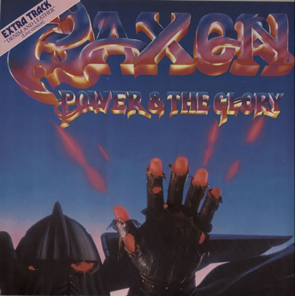 Saxon Power & The Glory UK 12" vinyl single (12 inch record / Maxi-single) SAXONT1