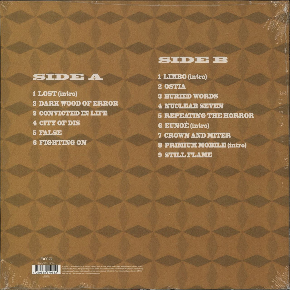 Sepultura Dante XXI - 180gm - Sealed UK vinyl LP album (LP record) SEPLPDA865309