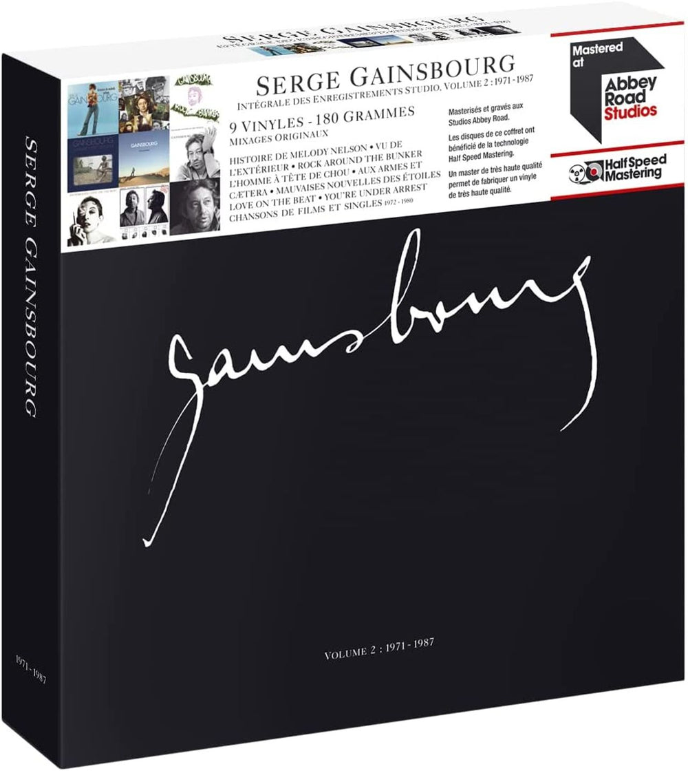 Serge Gainsbourg Integrales Des Enregistrements Studio, Volume 2: 1971-1987 - Sealed UK Vinyl Box Set 539134-4