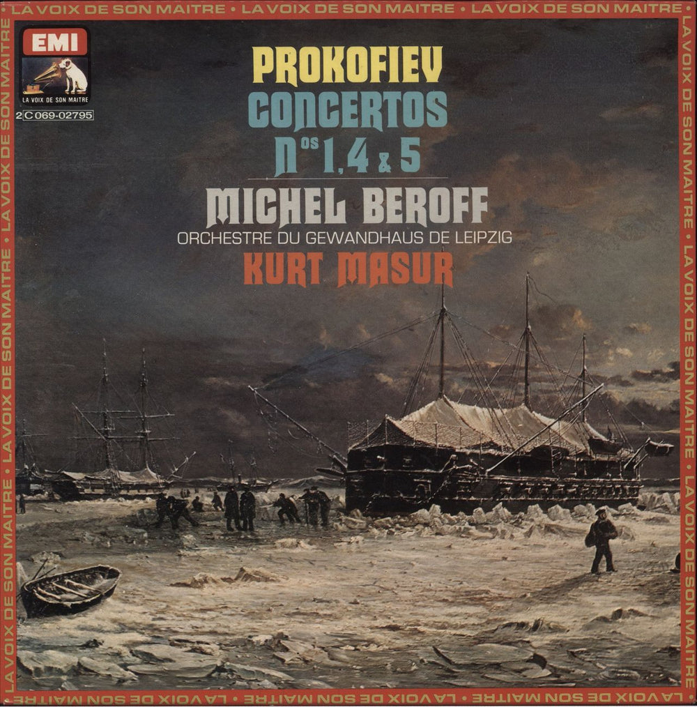 Sergei Prokofiev Prokofiev: Concertos Nos 1, 4 & 5 French vinyl LP album (LP record) 2C069-02795