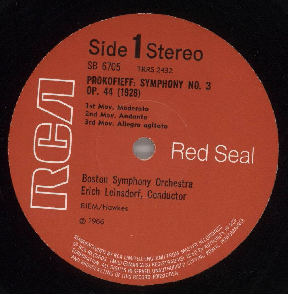 Sergei Prokofiev Symphony No. 3 / Scythian Suite (Ala And Lolly) UK vinyl LP album (LP record) PJ3LPSY858483