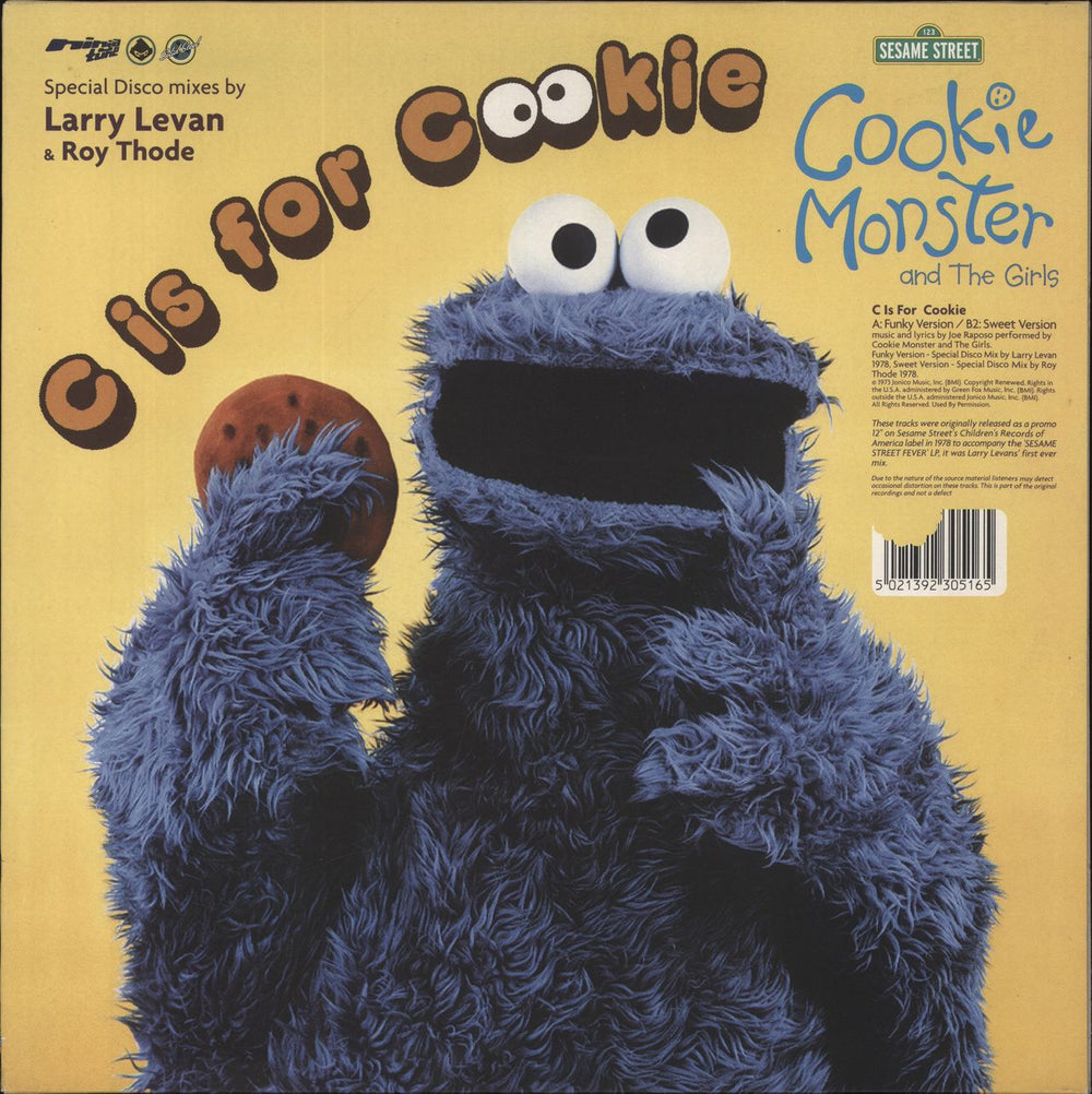 Sesame Street C Is For Cookie / Pinball Number Count UK 12" vinyl single (12 inch record / Maxi-single) ZEN12143