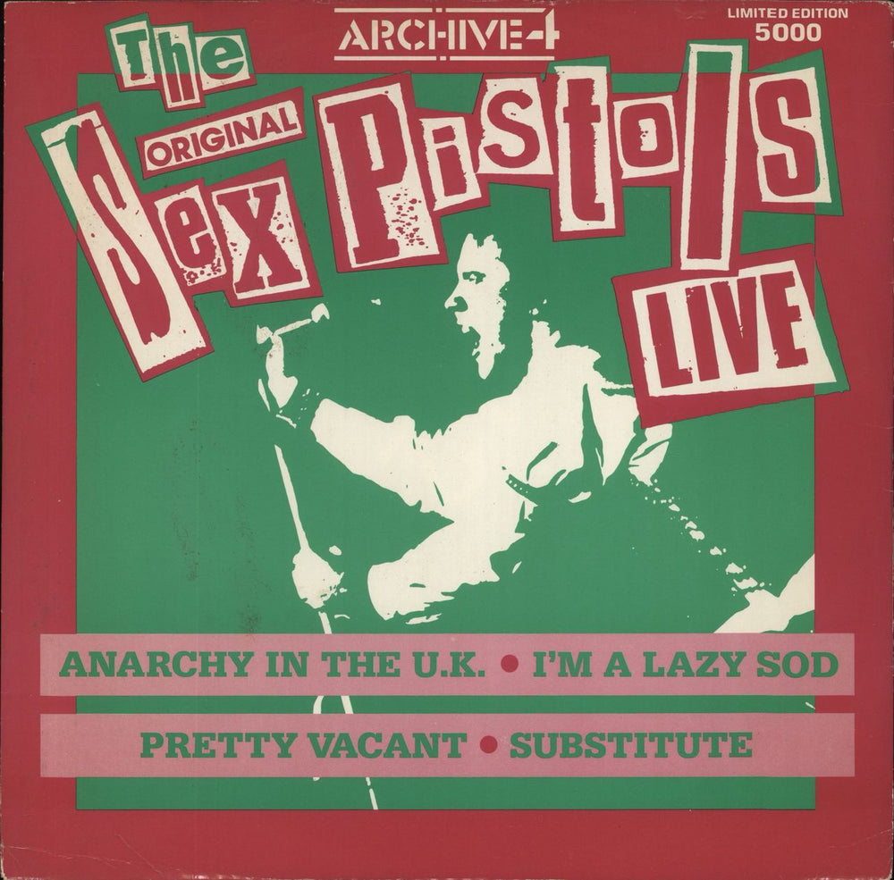Sex Pistols Archive 4 UK 12" vinyl single (12 inch record / Maxi-single) TOF104