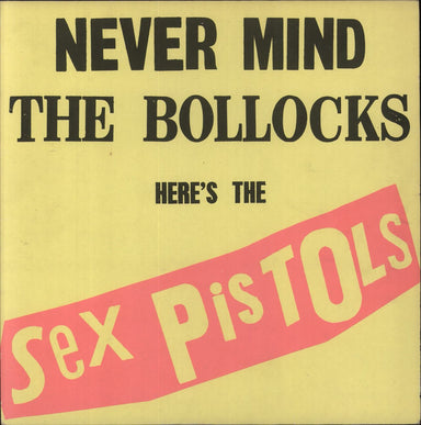 Sex Pistols Never Mind The Bollocks - Export UK vinyl LP album (LP record) SPOTS001