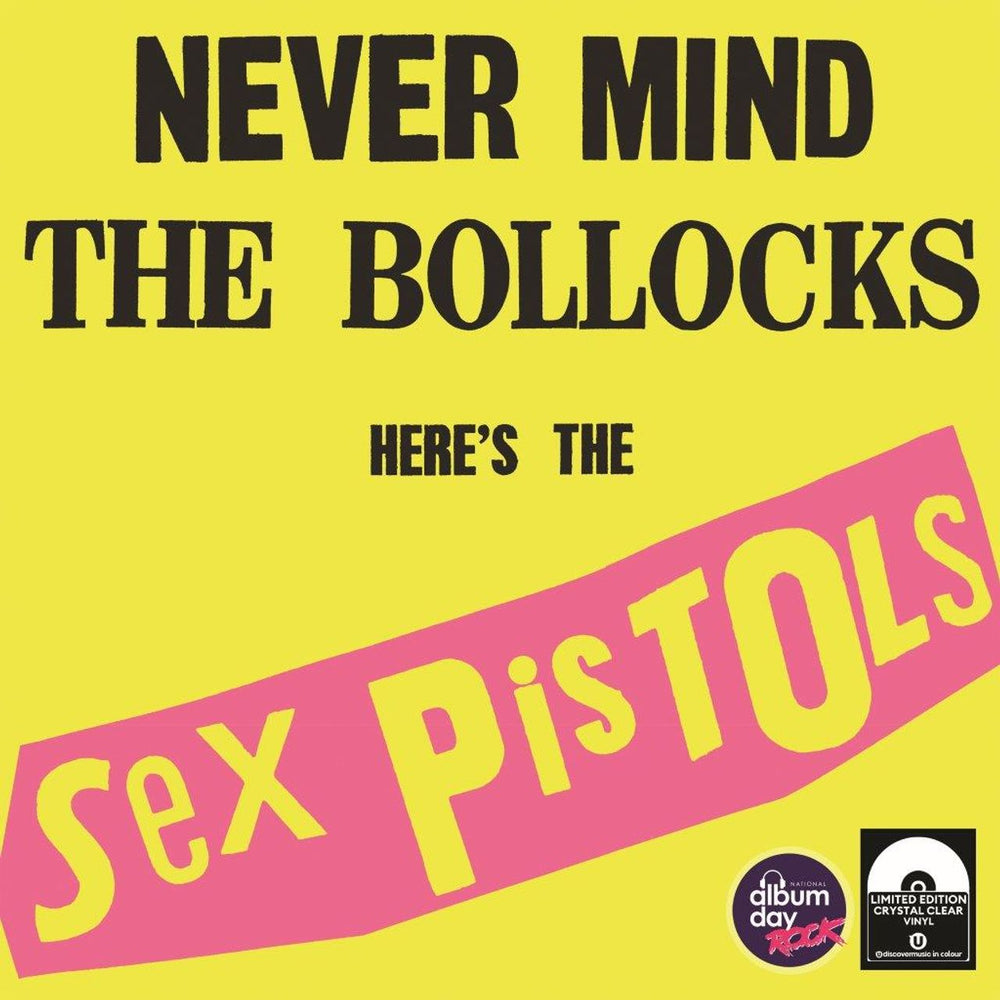 Sex Pistols Never Mind The Bollocks - National Album Day 2025 - Crystal Clear Vinyl - Sealed UK vinyl LP album (LP record) SEXLPNE876869