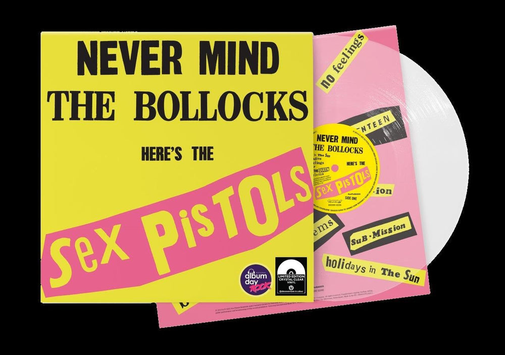 Sex Pistols Never Mind The Bollocks - National Album Day 2025 - Crystal Clear Vinyl - Sealed UK vinyl LP album (LP record) SEXPISNAD25